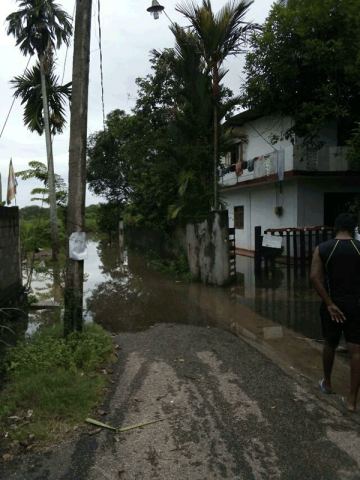 Adverse weather conditions and floods affected 11 Grama Niladhari Divisions